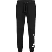 Lonsdale Calças 'BICKENHILL' preto / branco