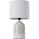 Pauleen Candeeiro de mesa Sandy Glow, branco/bege