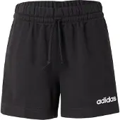 Adidas Calças de desporto 'Essentials' preto / branco