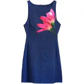 Desigual , Vestido mini efeito denim, PoliÉSter, Azul, XS
