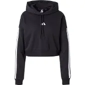 Adidas Sweatshirt de desporto preto / branco