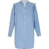 IZIA Vestidos camiseiros azul claro