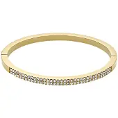 Fossil Solid gold-plated Bracciale with Ellis Pavé crystals JF04862710