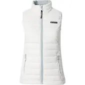 Superdry para mulher. W5011892A Colete acolchoado Fuji Lite branco (M), Casual, Náilon