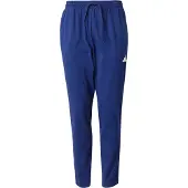 Adidas Calças de desporto 'ESSENTIALS SMALL LOGO SINGLE JERSEY' azul escuro / branco