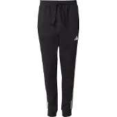 Adidas Calças de desporto 'Essentials' preto / branco