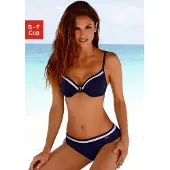 LASCANA Biquíni navy / branco
