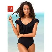 LASCANA Fato de banho preto