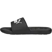 Puma Sapato de praia/banho preto / branco
