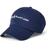 Ralph Lauren para homem. 710958055005 Boné de sarja de algodão marinho (OSFA), Casual