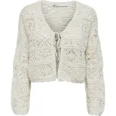 ONLY Casaco de malha 'ONLBeach' offwhite