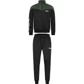 Lonsdale Fato de treino 'Caution' verde / preto / branco