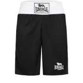 Lonsdale Calças de desporto preto / branco