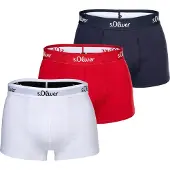 s.Oliver Boxers vermelho / preto / branco