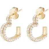 GUESS Brincos ouro / transparente