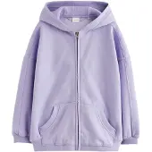 Next Casaco em moletão roxo