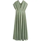 Next Vestido de festa verde
