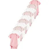 Next Macacão/Body cor-de-rosa / branco