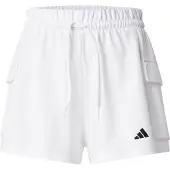Adidas Calças de desporto 'Essentials' preto / branco