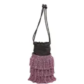 NAEMI Mala de ombro roxo / preto