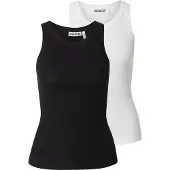Weekday Top preto / branco