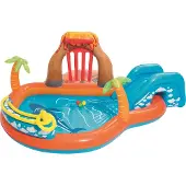 Bestway Piscina Insuflável Oval Lava Lagoon 265x265x104 Cm