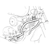 Hepco & becker Arco de proteção VT 125 SHADOW, CROMADO