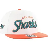 47 Boné Nhl San Jose Sharks Script Side Two Tone Captain
