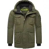 STONE HARBOUR Casaco de inverno 'Edriik XX' verde escuro