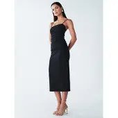 BWLDR Vestido de cocktail 'RYETTE MIDI DRESS' preto