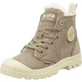 Palladium Botim com fivela 'Pampa' castanho claro