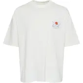 !Solid Camisa 'SDOSRICK' azul / laranja escuro / offwhite