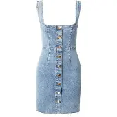 Marina Hoermanseder Vestido 'Lani' azul ganga