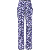LASCANA Calças de pijama índigo / verde pastel / branco natural