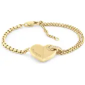 Tommy Hilfiger Bracciale Placcato Oro Cuore Audace Bracciale