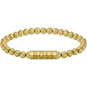 BOSS Bracciale Sphere Perline Oro 19 Cm — Bracciale