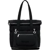 Desigual , Mochila Voyager com vários bolsos, Poliamida, Preto, U