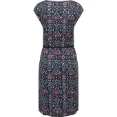 Ragwear Vestido 'Lilithe Ikat' azul escuro / rosa