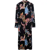 Desigual , Vestido desenhado por Mr. Christian Lacroix, Viscose, Preto, XL
