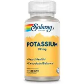 Solaray Citrato De Potássio 99 Mg 60 Unidades