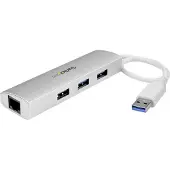 StarTech.com Hub 3-port Usb 3.0 Plus Gigabit Ethernet