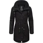 Ragwear Parka de inverno 'Canny' preto