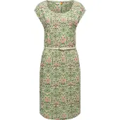 Ragwear Vestido 'Lilithe Ikat' bege / verde claro / rosa / vermelho