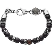 Diesel Pulseira preto / prata