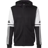 Adidas Casaco de treino 'SQ25' preto / branco