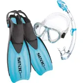 Seac Sub Conjunto De Snorkel Tris Sprint Dry Kids