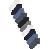 Next Meias navy / azul real / acinzentado / branco