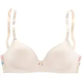 LASCANA Soutien azul ciano / rosa escurecido / offwhite