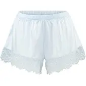 LASCANA Calças de pijama azul claro