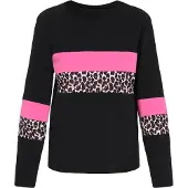 Faina Camisa rosa / preto / branco